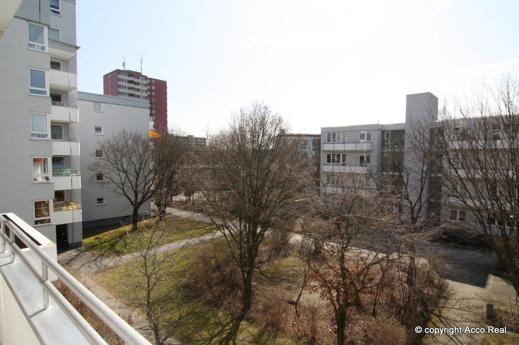 Blick vom Balkon